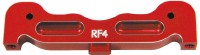 Aluminium Spurplatte hinten RF+4 Alu ROT ST-1 EB-4 S3 ER-1 ABVERKAUF