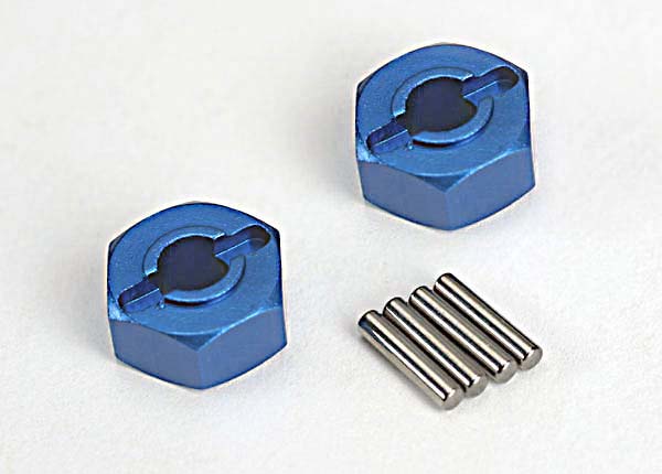 Alu- Radmitnehmer 12 mm JATO blau inkl. Pins