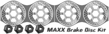 Scheibenbremsen Attrappen MAXX REVO (4 Stück)