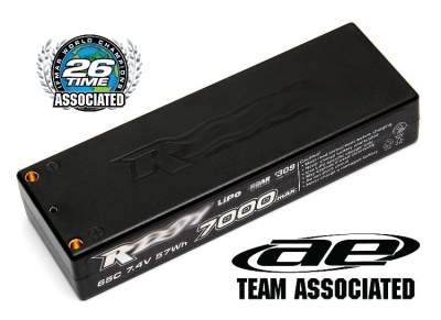 TEAM ASSOCIATED 2S LiPo 7,4V 65C Competition 7000mAh Hardcase 138.8 x 46.8 x 25mm, 318g, EFRA / DMC legal