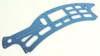 Seitliche Chassisplatte blau GS037B Seitliche Chassisplatte blau GS037B