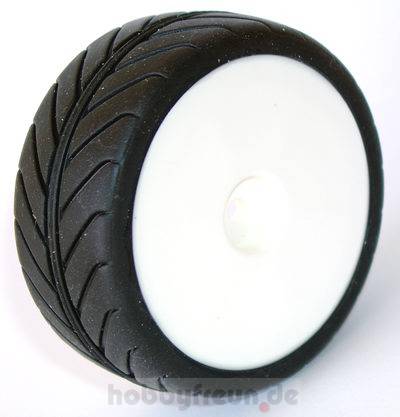 V33 Rally 26mm A-Comp. 1:10 TW, mit Einlage auf Felge verklebt V33 Rally 26mm A-Comp. 1:10 TW, mit Einlage auf Felge verklebt