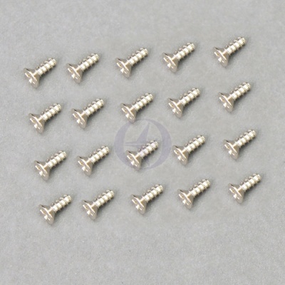 Schneidschraube 3x8, PH, Senkkopf, silber VE 20