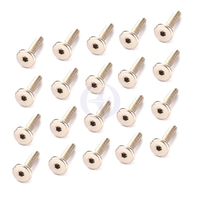 Schraube 3x14 metrisch, isk, Flachkopf, silber VE 20