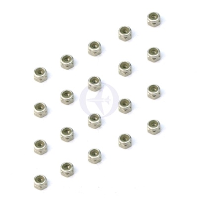 Mutter M2,5 selbstsichernd, silber VE 20