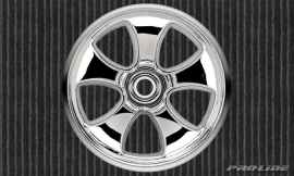 Torque Chrom 2.8" 30 Series Felgen hinten für Elektro-Rustler/Stampede (2 Stück) Torque Chrom 2.8" 30 Series Felgen hinten für Elektro-Rustler/Stampede (2 Stück)