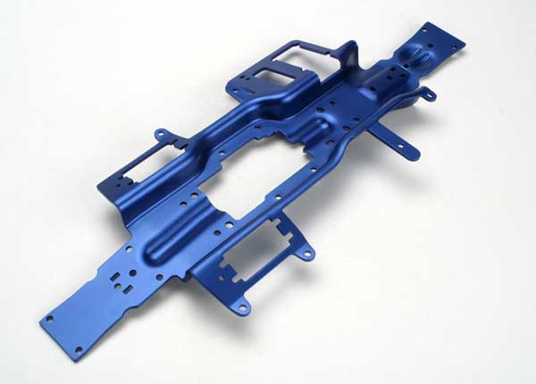 Chassis 3mm T-6 Alu blau REVO