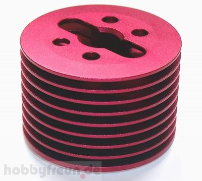 Kühlkopf rot red 9 Rippen MTA4 PRO 21 Motor