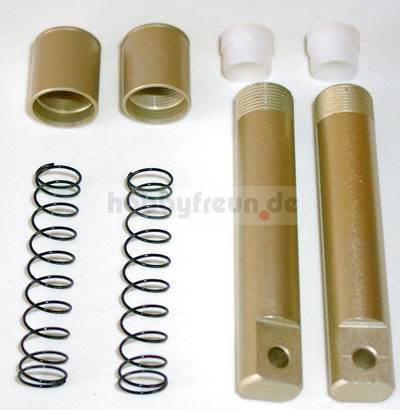 Dämpfer-Set, (Gehäuse, Feder, Kappe) vorne für 999R Dämpfer-Set, (Gehäuse, Feder, Kappe) vorne für 999R