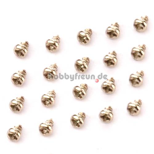 Kreuzschlitzschraube M2x3mm (20 Stück)) Kreuzschlitzschraube M2x3mm (20 Stück))